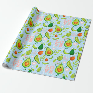 Avocado-verpakkingspapier Cadeaupapier