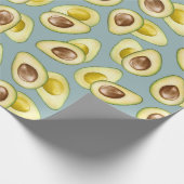 Avocado-verpakkingspapier Cadeaupapier (Hoek)
