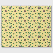 Avocado-verpakkingspapier Cadeaupapier (Vlak)