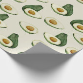 Avocado-verpakkingspapier Cadeaupapier (Hoek)