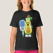 Avocado Verpleegkundige Koorts Thermometer T-shirt (Voorkant)