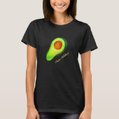 Avocado-verslaving groene schattige kunst t-shirt (Voorkant)