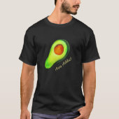 Avocado-verslaving groene schattige kunst t-shirt (Voorkant)