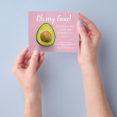 avocado verwijzing vastgoedmarketing verkoop postc flyer (Hand)