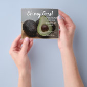 avocado verwijzing vastgoedmarketing verkoop postc flyer (Hand)