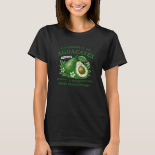 Avocado Vintage Tropisch Fruit Retro Versleten Gr T-shirt