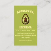 avocado visitekaartje (Achterkant)