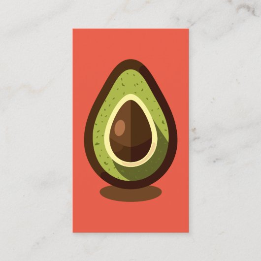 avocado visitekaartje (Voorkant)