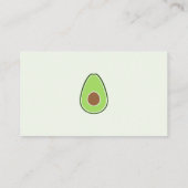 Avocado Visitekaartje (Achterkant)