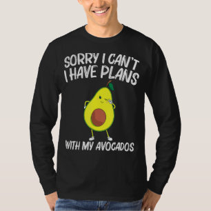 Avocado voor mannen en gezonde dessert voor fruit t-shirt