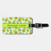 Avocado Vreugde Groen Bagagelabel (Voorkant horizontaal)