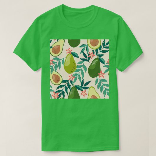 Avocado-vruchten T-shirt (Design voorkant)