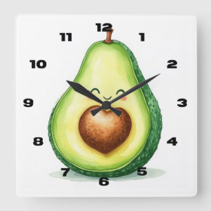 Avocado Wandklok