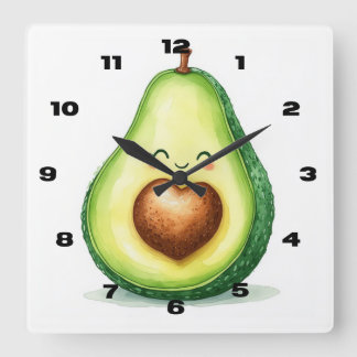 Avocado Wandklok