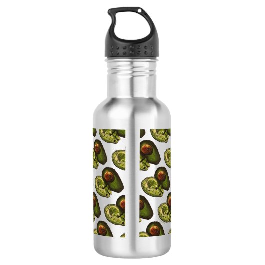 Avocado waterfles waterfles  (Achterkant)