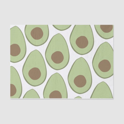 Avocado-weefselpapier Tissuepapier (Voorkant)