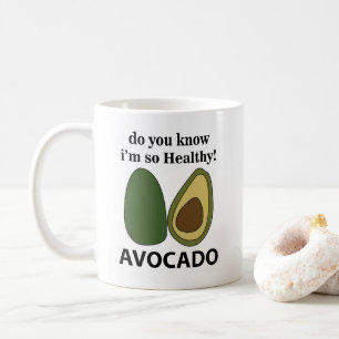 Avocado Weet je dat ik zo gezond ben Avocado? Koffiemok