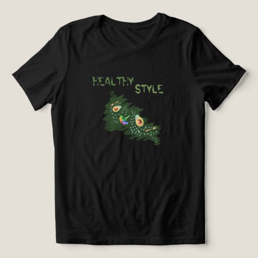 avocado wellness Tri-Blend shirt (Design voorkant)