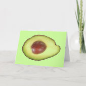 avocado-wenskaart kaart (Voorkant)