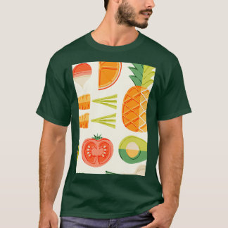 Avocado werkt op charmerende stijl t-shirt