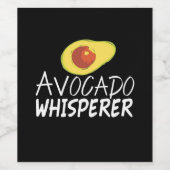 Avocado Whisperer Wijn Etiket (Enkel label)