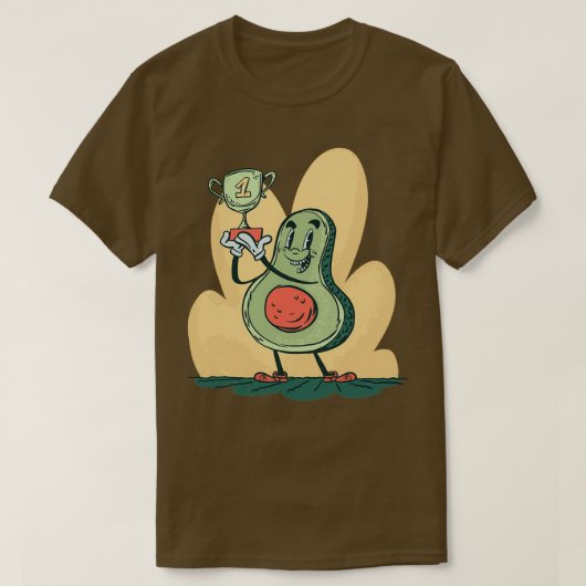 Avocado Winner T-shirt (Design voorkant)