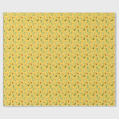 Avocado Workout: Leuk Waterverf Patroon Cadeaupapier (Vlak)