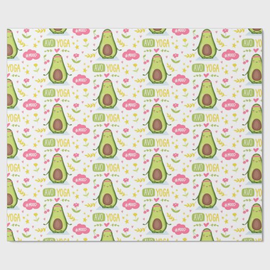 Avocado Wrapping Paper Cadeaupapier (Vlak)