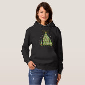 Avocado Xmas Tree Holiday  Avocado  Christmas Hoodie (Voorkant volledig)