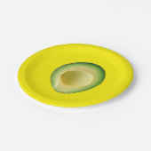 Avocado Yellow Fiesta Para Louisa Papieren Bordje (Gekanteld)