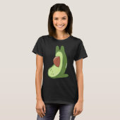 Avocado Yoga T-shirt (Voorkant volledig)