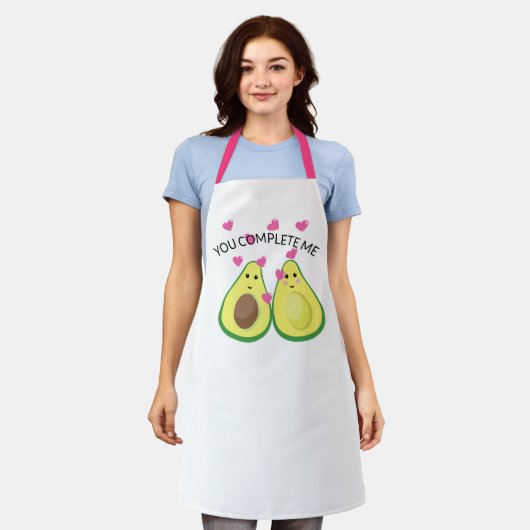 Avocado 'You Complete Me' Schort - Funny Baker Gif (Gedragen)