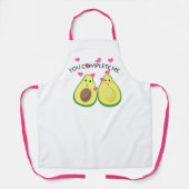 Avocado 'You Complete Me' Schort - Funny Baker Gif (Voorkant)