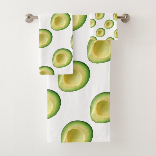 Avocado Yummy All Over 4Kristen Bad Handdoek (Insitu)