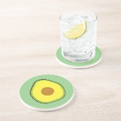 Avocado Zandsteen Onderzetter (Zijkant)