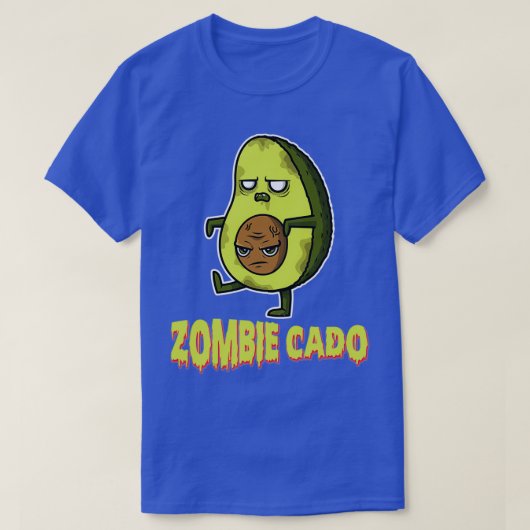 AVOCADO ZOMBIECADO T-SHIRT (Design voorkant)