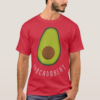 Avocadobeat Funny Vegan Avocado Heart T-shirt