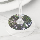 Avocadoboom Wijnglaslabel (Dichtbij)