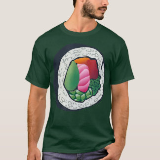 AvocadoDinsdag Sushi Roll Unise, Handgeschilderd T-shirt