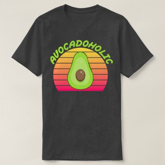 Avocadoholic Avocado Gift Vegan Vegetarian Vegan G T-shirt (Design voorkant)