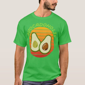 Avocadoholic Avocado Gift Vegan Vegetarian Vegan G T-shirt