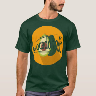 Avocadoholic Funny Avocado Foodie T-shirt