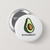 Avocadon niet Button (Voorkant /achterkant)