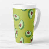 avocadopatronen latte mok (Rechterhoek)