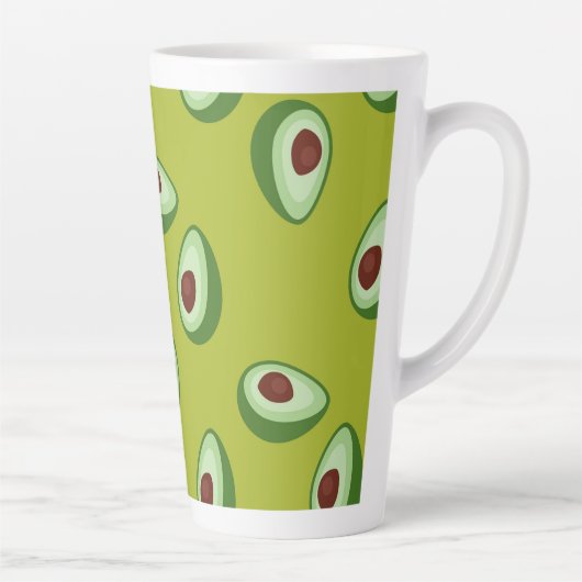 avocadopatronen latte mok (Rechts)