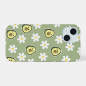 Avocadophonehoesje iPhone 15 Case (Achterkant horizontaal)