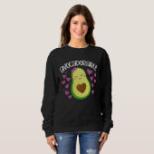Avocadorable Backprint Avocado Trui (Voorkant volledig)