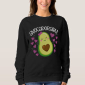 Avocadorable Backprint Avocado Trui (Voorkant)