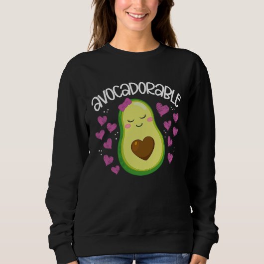 Avocadorable Backprint Avocado Trui (Voorkant)
