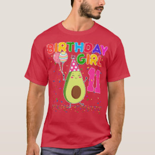 Avocados 11e verjaardag meisje van elf jaar oud Av T-shirt